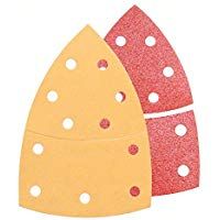 Bosch 2 608 607 417 - Juego de hojas lijadoras, 25 piezas - 102 x 62, 93 mm, 3x40, 6x80, 3x120, 3x180, 2x40, 2x80, 4x120, 2x180 (pack de 25)