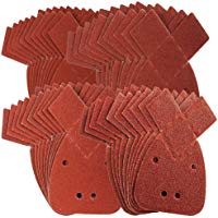 Defender Tools - 40 Hojas de lija para lijadora de detalle Black and Decker de todos los tipos, 40 unidades de diferentes granos: 40, 60, 80 y 120