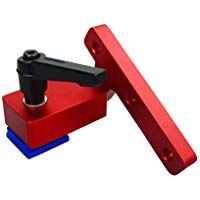 Klinkamz - 1 unidad de tope para madera con ranura en T para tope de pista, inglete de aleaci&oacute;n de aluminio de alta precisi&oacute;n