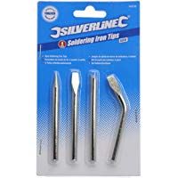Silverline 868786 - Puntas para soldador, 4 pzas (60 W)