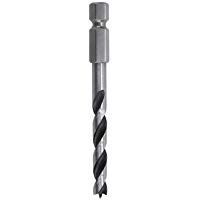 Wolfcraft 7263000 7263000-1 Broca Madera, con v&aacute;stago Hexagonal, Longitud del Espiral 50 mm