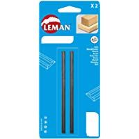 Leman 142.778.02 Pack de 2 Cuchillas de Cepillo el&eacute;ctrico, MD 78 x 5,5 x 1,1 mm, Set de 2 Piezas