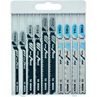 Bosch 2607010630 - Hojas de sierra de calar Basica para Metal y Madera - Juego de 10 unidades