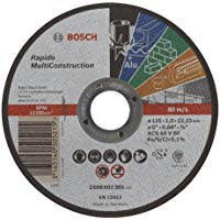 Bosch 2 608 602 385 - Disco de corte recto Rapido Multi Construction - ACS 60 V BF, 125 mm, 1,0 mm (pack de 1)