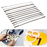 12 hojas de sierra de 12,7 cm, 10/15/18/24 dientes, pinnadas, cuchillas de sierra para madera, accesorios de herramientas el&eacute;ctricas, 127 mm, color negro