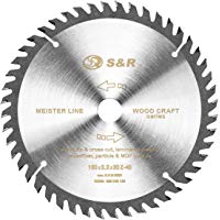 S&R Hoja de Sierra Circular Madera 160 mm x 20 mm (+ 16 mm anillo) x2,2mm 48D / Disco de Corte Madera. Calidad profesional