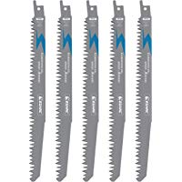 EZARC Hojas de Sierra de Sable R931GS para Cortes R&aacute;pidos en Madera 225mm 5TPI (pack de 5)