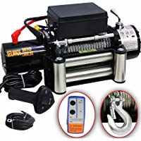 DMS&reg; - Cabestrante el&eacute;ctrico de 12 V, 5900&nbsp;kg, cabrestante motorizado offroad + mando a distancia, cabrestante ESW-03