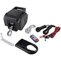 Funnyrunstore 12V Winche el&eacute;ctrico con control remoto 4990 KG Motor Winch Profesional Auto Boat Lift Winch Accesorios del barco