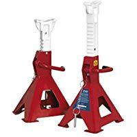 Sealey aas3000&nbsp;soportes de eje (par) 3tonne capacidad del soporte Auto Rise trinquete