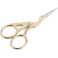 Professionale in acciaio inox Vintage Classic Ricamo Forbici Nail Art Stork Gru Bird Scissors Cutters Strumenti per lo styling