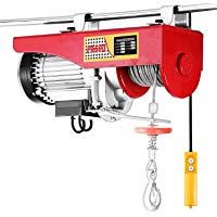 Tecmaqui Polipasto El&eacute;ctrico 1320LBS 600KG Elevador el&eacute;ctrico 220V 12M Montacargas El&eacute;ctrico para Garage y Levantar Herramientos Pesados (600kg)