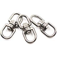 M8 Llavero Conectores Acero Inoxidable 304 Llavero 3 Piezas