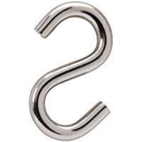Crown Bolt 62667 3-Inch Stainless Steel S-Hook, Silver, 2-Pack by Crown Bolt