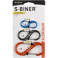 Nite Ize lsba234-a1-r6&nbsp;S-Biner SlideLock aluminum-3&nbsp;Pack, 3&nbsp;piezas