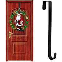 Ganchos en S de suspensi&oacute;n Guirnalda Au-Dessus De La Puerta&nbsp;&ndash;&nbsp;Plus Grande Guirnalda de Metal Gancho para Guirnalda de Navidad Puerta de Entrada Percha 15&nbsp;"Negro Gancho de decoraci&oacute;n de Navidad