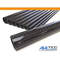 Tubo de fibra de carbono brillante de 22 mm de di&aacute;metro/tubo de fibra de carbono CFK 3K K&ouml;per/longitud a elegir, 1000mm, 1