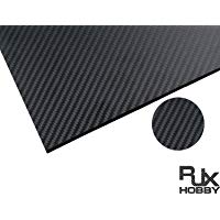 rjxhobby 400&nbsp;mmx500&nbsp;mm 3&nbsp;K 100% Full de fibra de carbono hoja de Placa Panel (Cruz Grano, superficie mate)