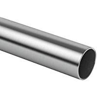 Acero inoxidable Tubo Redondo De Tubo De Acero Inoxidable &Oslash; 42,4&nbsp;x 2&nbsp;mm Tubo K320&nbsp;barandilla Tubo ror, 42,4 x 2,0 mm 200cm, 1