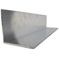 Perfil de aluminio, chapa reluciente, 50 x 50 x 2 x 1000 mm, 5000