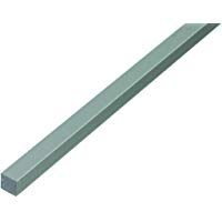 GAH-ALBERTS 473211 - Varilla cuadrada, aluminio, Plateado (silver anodised), 1000 x 10 x 10 mm