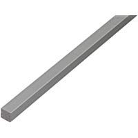 GAH-ALBERTS 470296 - Varilla cuadrada, aluminio, Plateado (natur), 1000 x 12 x 12 mm