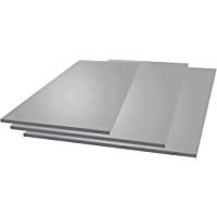 Chapa de aluminio, 250 mm x 250 mm x 2 mm, 2000
