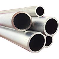 Tubo redondo de aluminio, 40 mm x 3 mm x 1000 mm, 10000