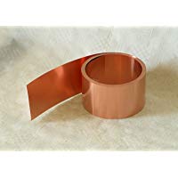Chapa de cobre 5&nbsp;m rollo, 0,1x35 mm, 3