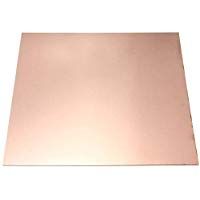 ChenXi Shop - Placa de metal de cobre puro (0,5 x 300 x 300 mm, 99,9%)