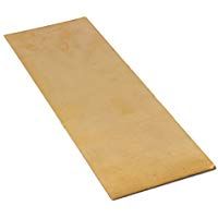 ChenXi Shop - L&aacute;mina de lat&oacute;n H62 resistente a la corrosi&oacute;n, 0,5 mm x 300 mm x 300 mm