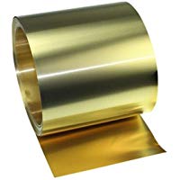 YILI - Rollo de papel de lat&oacute;n fino para cintur&oacute;n de metal, 0,1 x 100 x 1000 mm