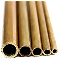 Tubos de lat&oacute;n redondos de 2 a 6 mm de di&aacute;metro para construcci&oacute;n de maquetas, tubo de lat&oacute;n de 300 mm de largo, 6 mm, 2mm, 1