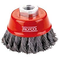 Alyco 197620 - Cepillo taza trenzado 75 mm para miniamoladora