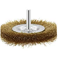 Bosch 2 609 256 519 - Cepillos de disco para taladradoras, alambre ondulado, latonado, 75 mm