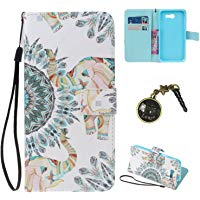 PU Galaxy J3&nbsp;(2017) funda&nbsp;&ndash;&nbsp;premium pu de lujo Lederh&uuml;lle [total Protecci&oacute;n] [Tarjetero] Flip Cartera Carcasa Estilo Libro para Samsung Galaxy J3&nbsp;(2017) + Polvo Conector