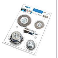 KIT 5 CEPILLOS ALAMBRE ACERO CIRCULARES 1418600005