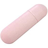 TOPBATHY Portacepillos de Dientes Portatil para el Cepillo de Dientes Cubiertas de recipientes para Maletas de Viaje (Nordic Pink)