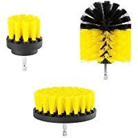 YTYCJSFH Sistema de Limpieza del depurador del Poder de la lechada del Cepillo de la Limpieza 3Pcs / Set para los taladros el&eacute;ctricos Amarillos