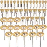 Shina Pack 45 piezas. Cepillos para pulido y encerado. Herramientas rotatorias de alta precision de metal rueda Dremel Rotary