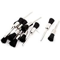 sourcingmap 8 mm pulido questway reparar cepillo de cerdas de nailon joyer&iacute;a negro 12 piezas