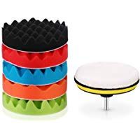 7pcs 4&nbsp;Inchs Auto para pulido pulir Esponja Esponja y lana pulir Kit de lavado Herramientas Accesorios universales Plato de pulido (para pulidora M10&nbsp;broca adaptador