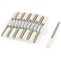 12&nbsp;piezas blanca de 3&nbsp;mm V&aacute;stago 5&nbsp;x 9&nbsp;mm cabeza de fieltro de lana Pulido Brocas para Dremel