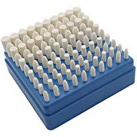 HYCC 100 piezas multifuncionales de lana de fieltro Mandril montado moliendo accesorios de pulido adjunto conjunto - Fit Dremel-1/8"(3mm) Shank
