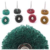 80pcs v&aacute;stago Nylon abrasivo cepillo de rueda herramienta rotativa Dremel accesorios con v&aacute;stago de 3 mm para pulir pulido pulido pulido conjunto de rueda para herramienta rotativa