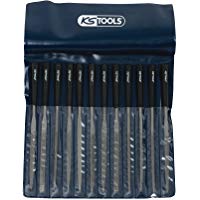 KS Tools 140.3050 Pack de 12 piezas con juego de limas de aguja (tama&ntilde;o: 145 mm de longitud) 145mm Set