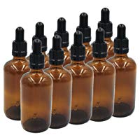 100&nbsp;ml botellas de cristal &aacute;mbar con pipeta x10