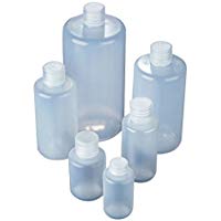 Azlon BNL0100PN - Botes de pl&aacute;stico con cuello estrecho (polipropileno y LDPE, tap&oacute;n roscado, 100 ml, 10 unidades)