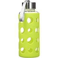 Ibili lago botella de cristal, verde, 400&nbsp;ml, 1 unidad