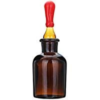 EsportsMJJ Gotero De Vidrio &Aacute;mbar Cayendo Reactivo Botella De Almacenamiento Laboratorio De Vidrio W/Tierra Pipeta De Cristal 30-125Ml - 60ml